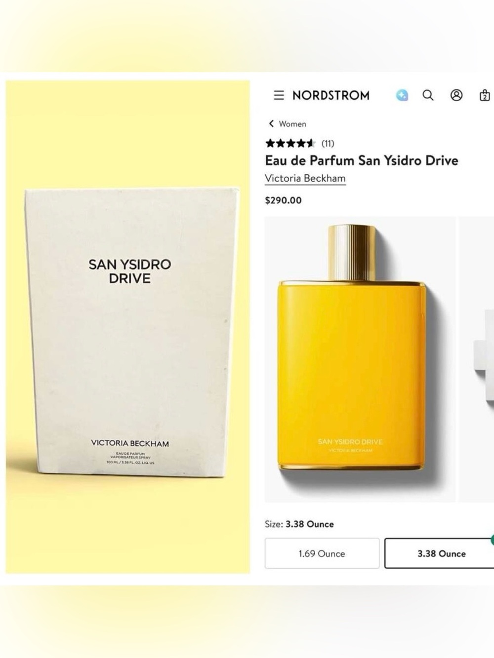 Victoria Beckham San Ysidro Drive Eau de Parfum 3.38oz /100ml. MSRP$290!